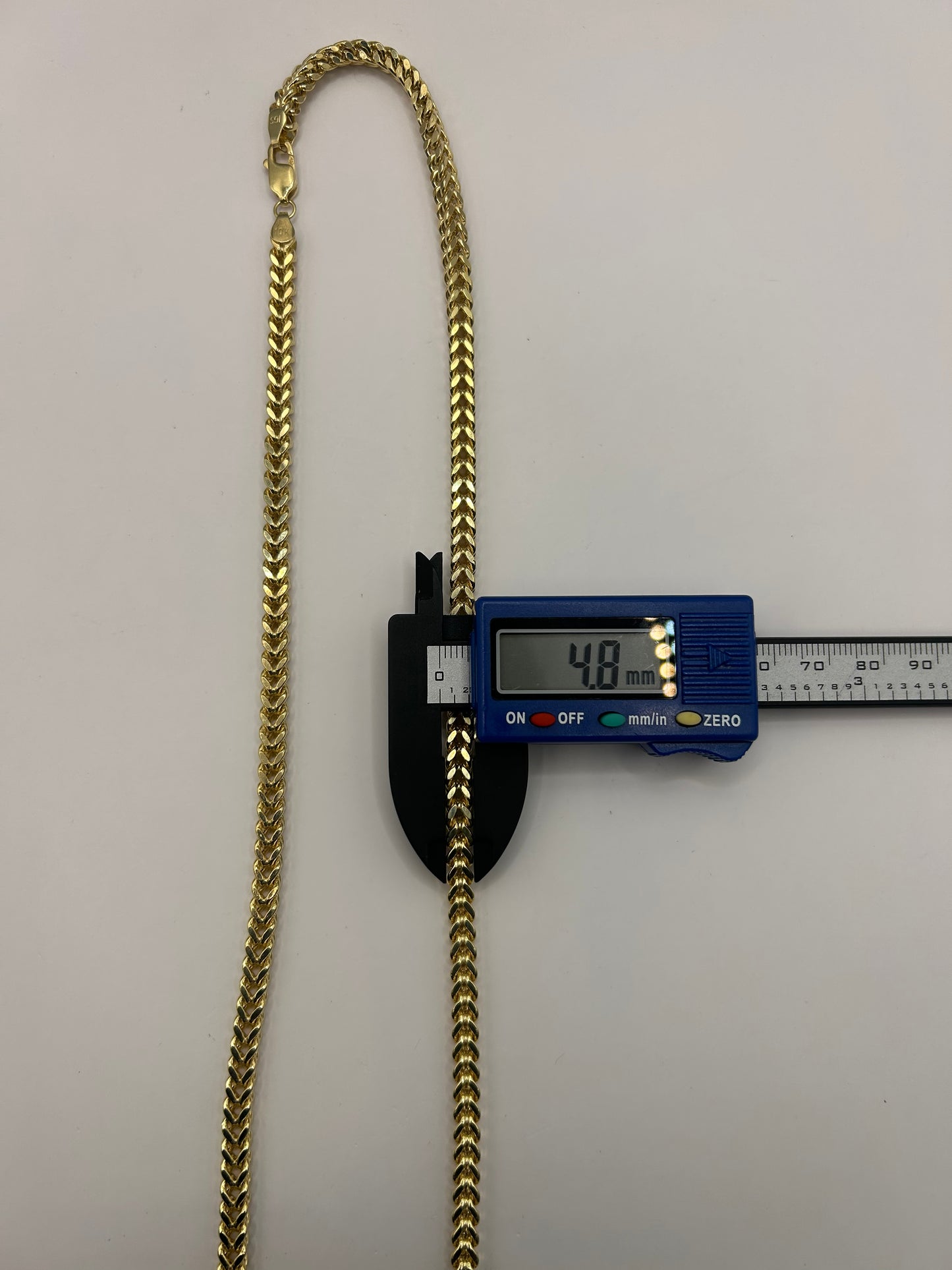 10K Franco Link Necklace 5mm