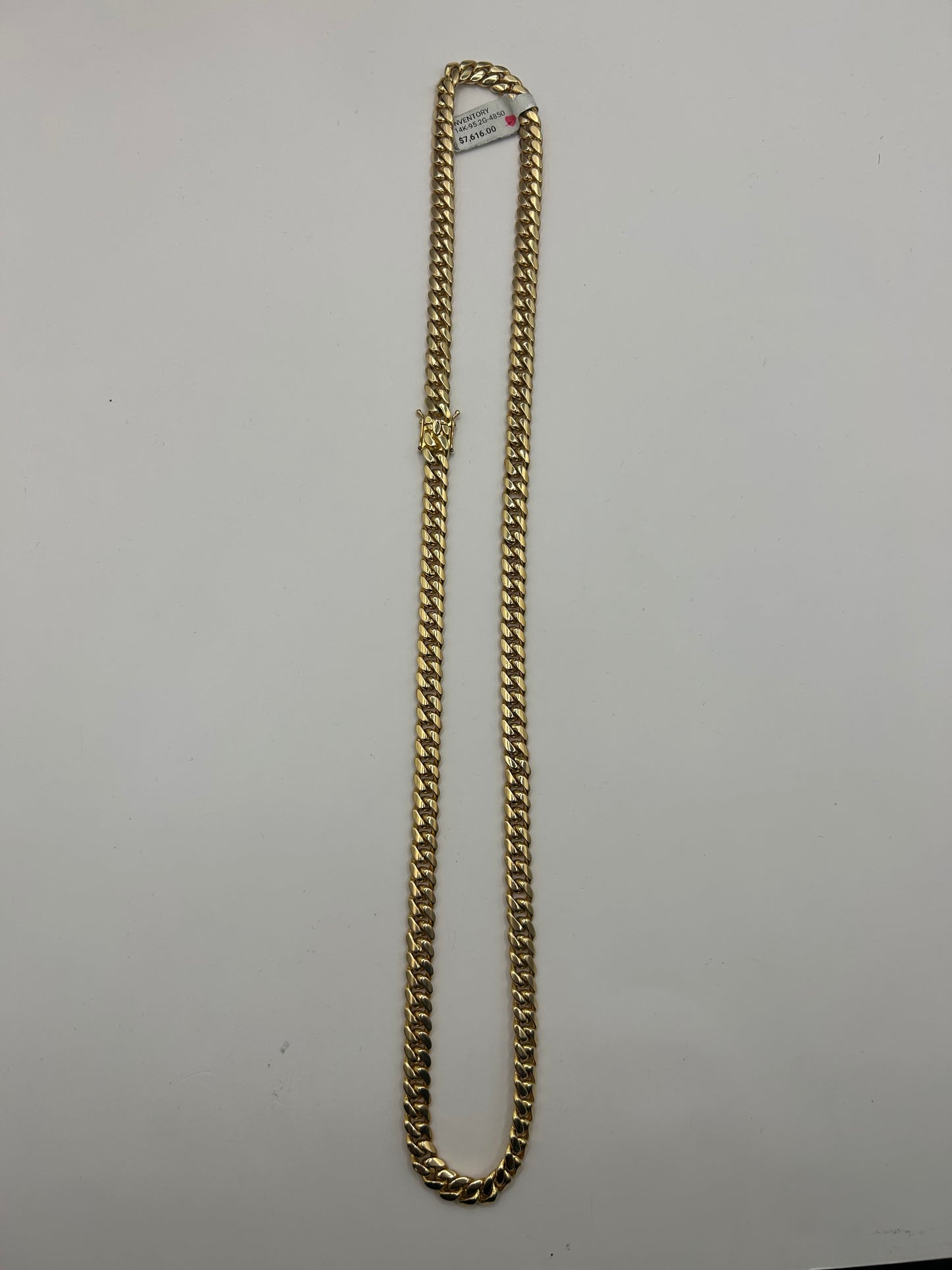 14K Miami Cuban Link 7mm - 24inches