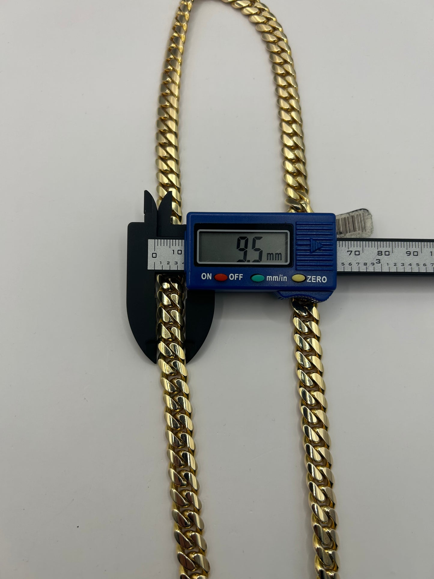 14K Miami Cuban Link Necklace 9.5mm - 22inches
