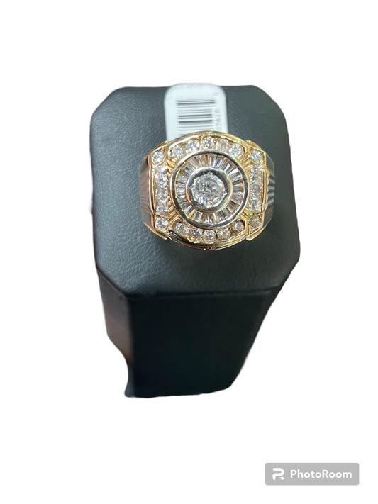 10K CZ Stone Ring